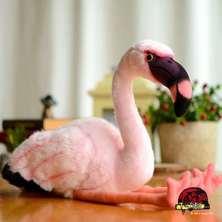 comprar pelúcia de animal exótico flamingo 23cm