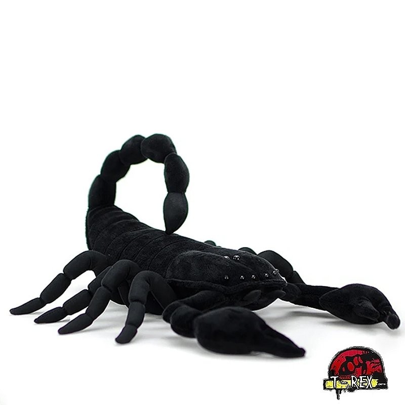 comprar pelúcia de animal exótico escorpião preto 40cm