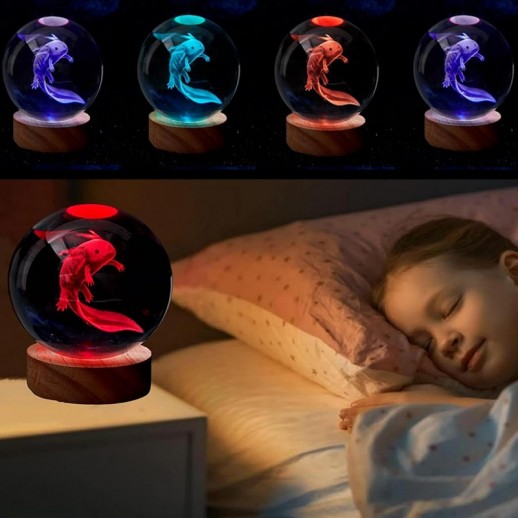 axolote animal exotico luz