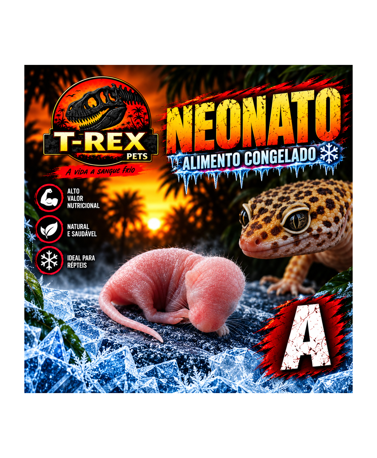 Neonato rato congelado