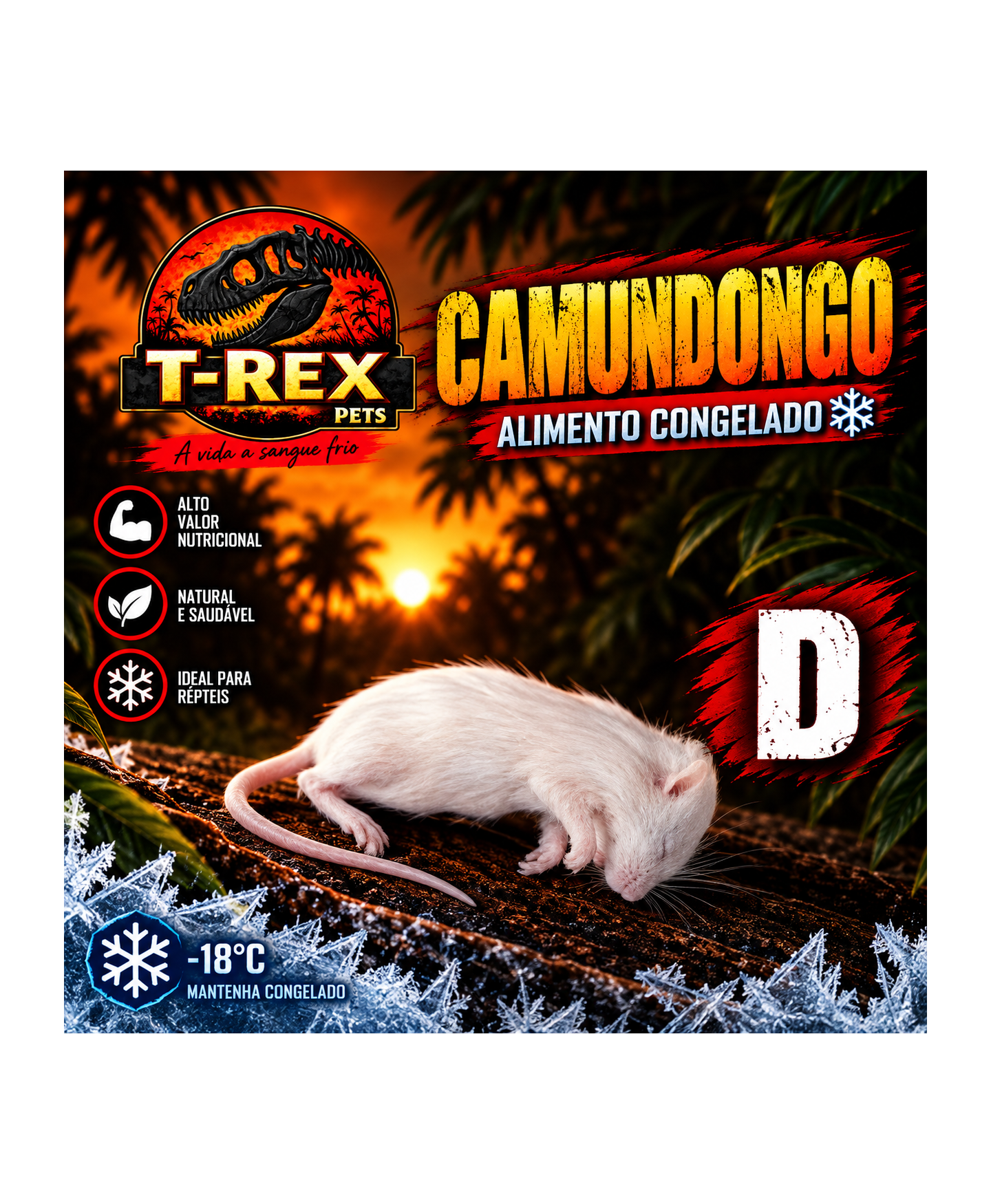 Rato Camundongo congelado